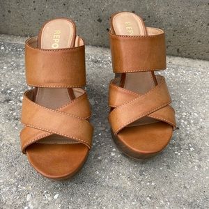 Report wedge, 8.5. New, never wore.